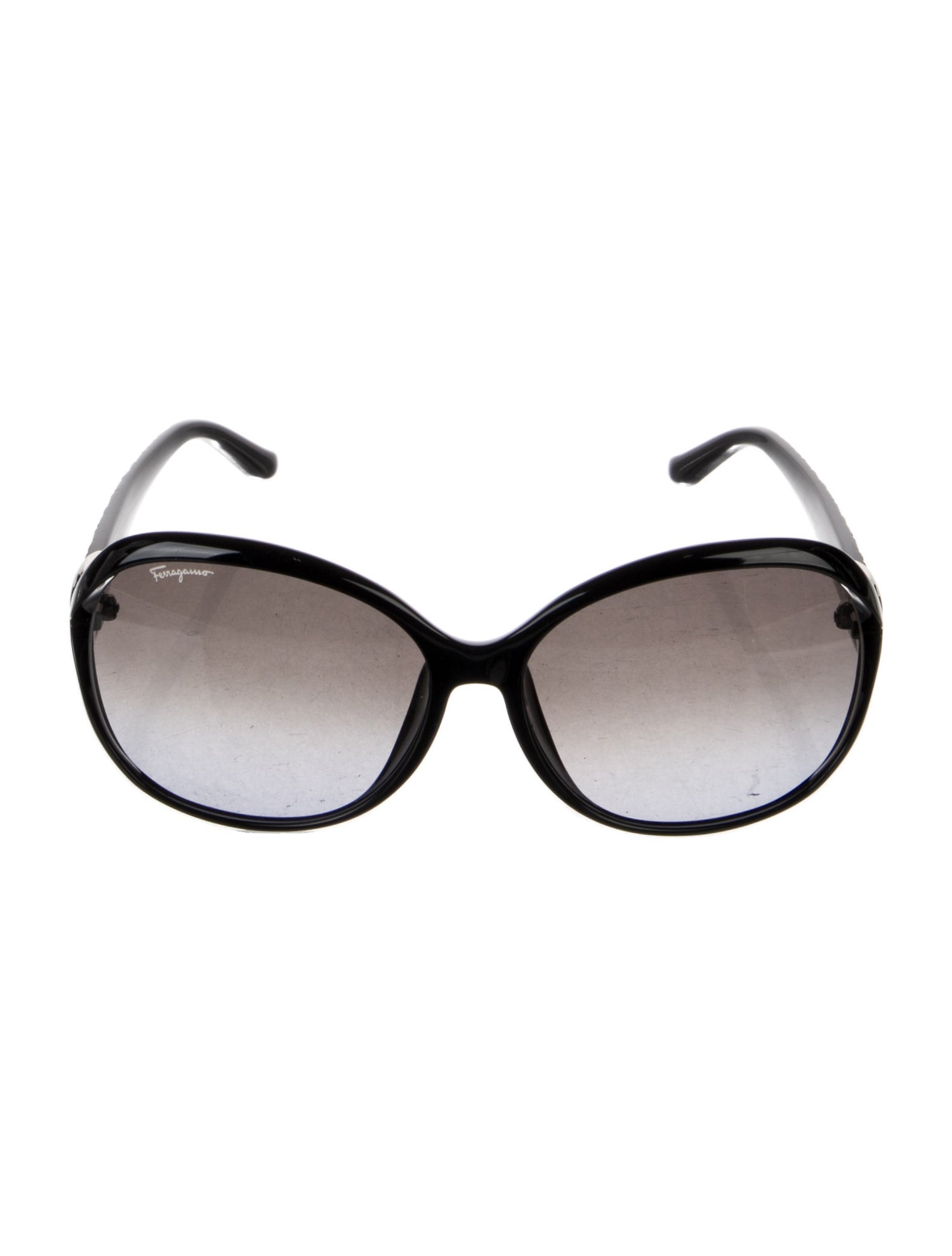 Salvatore Ferragamo Gancini Logo Oversize Sunglasses