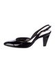 Salvatore Ferragamo Patent Leather Slingback Pumps