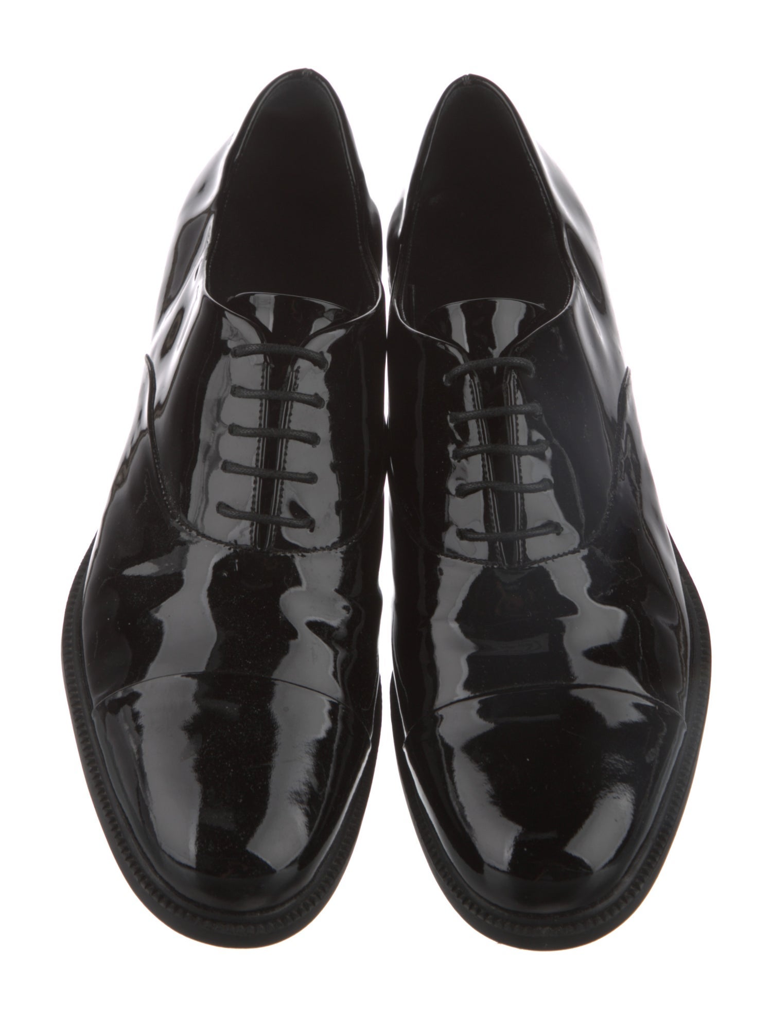 Salvatore Ferragamo Patent Leather Oxfords