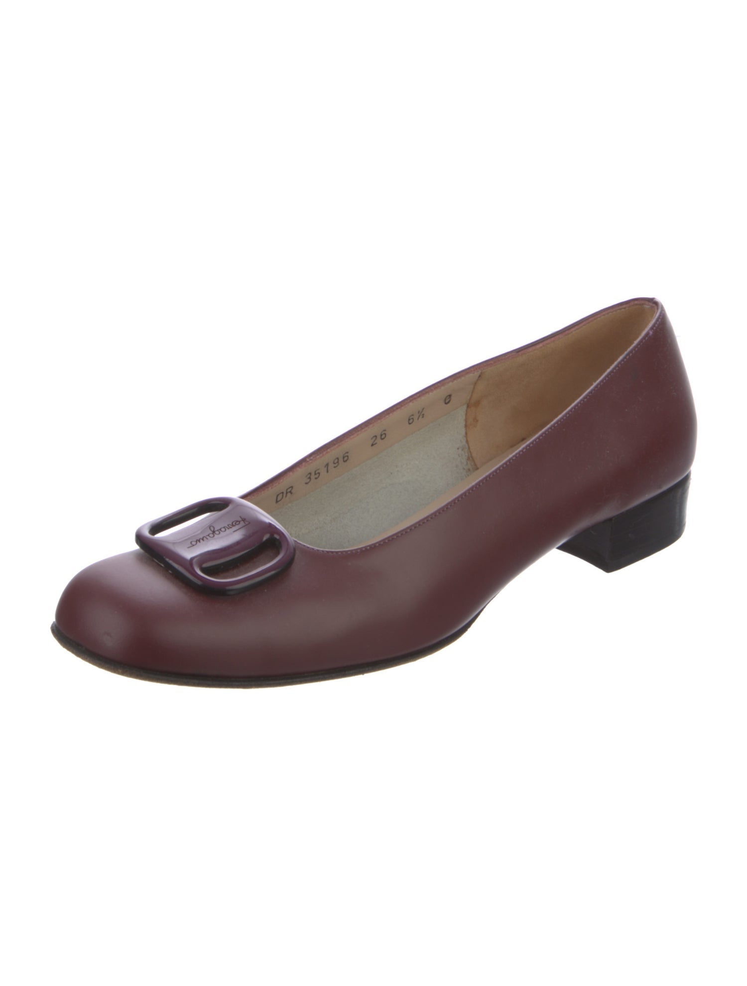 Salvatore Ferragamo Leather Flats