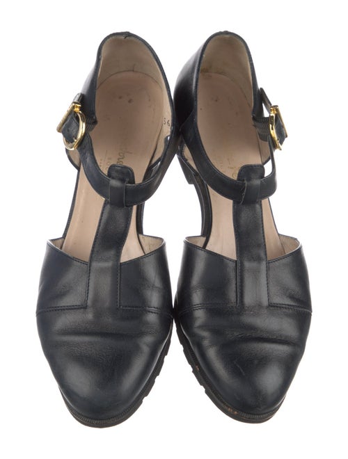 Salvatore Ferragamo Leather D'Orsay Flats
