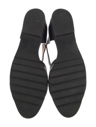 Salvatore Ferragamo Leather D'Orsay Flats