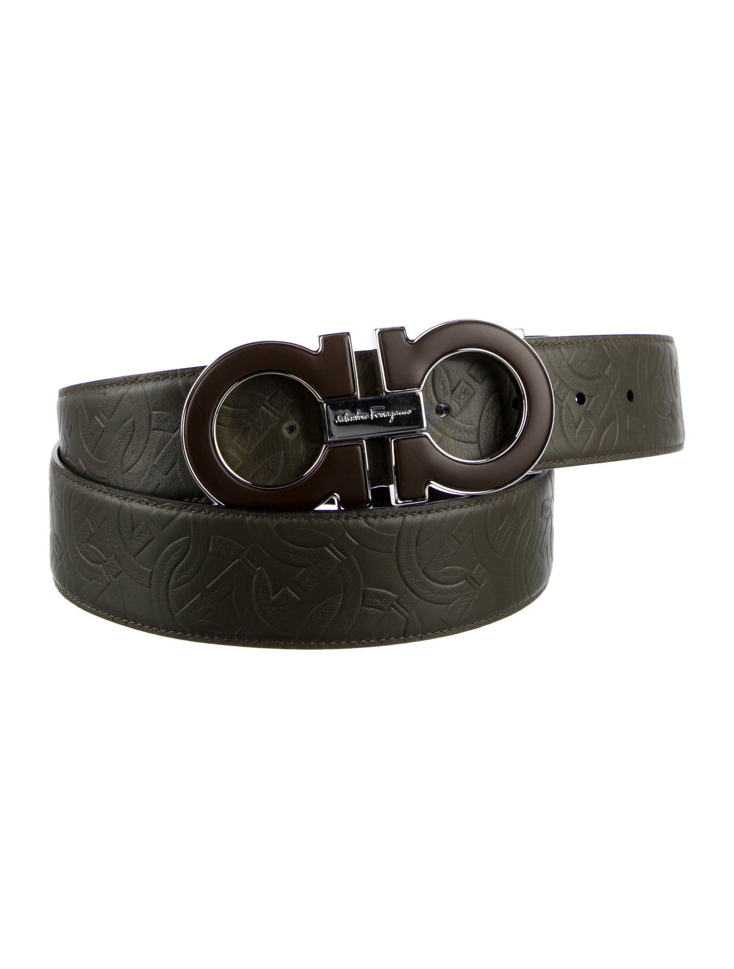 Dior Homme Stud-Embellished Leather Belt - Black Belts