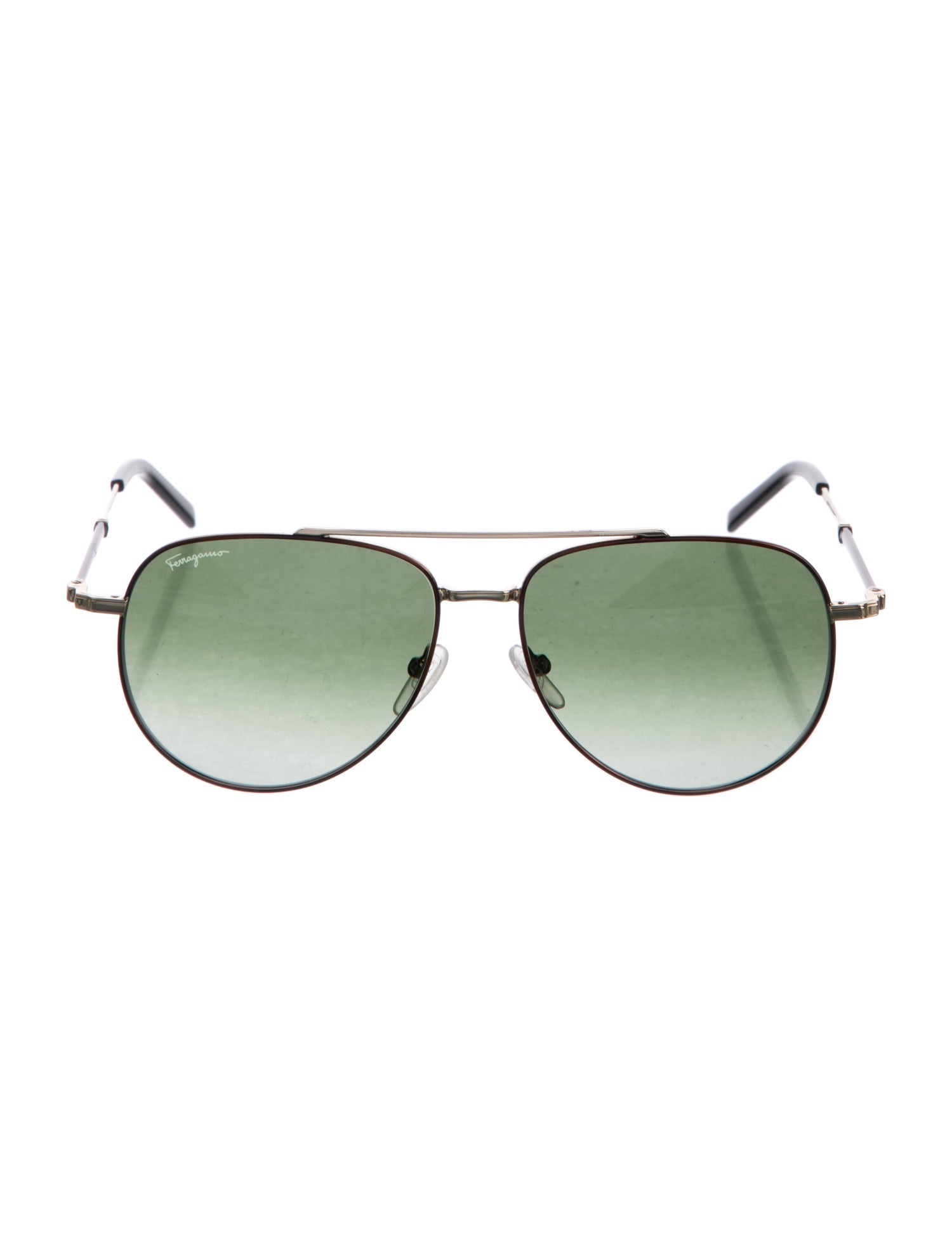 Salvatore Ferragamo Aviator Gradient Sunglasses