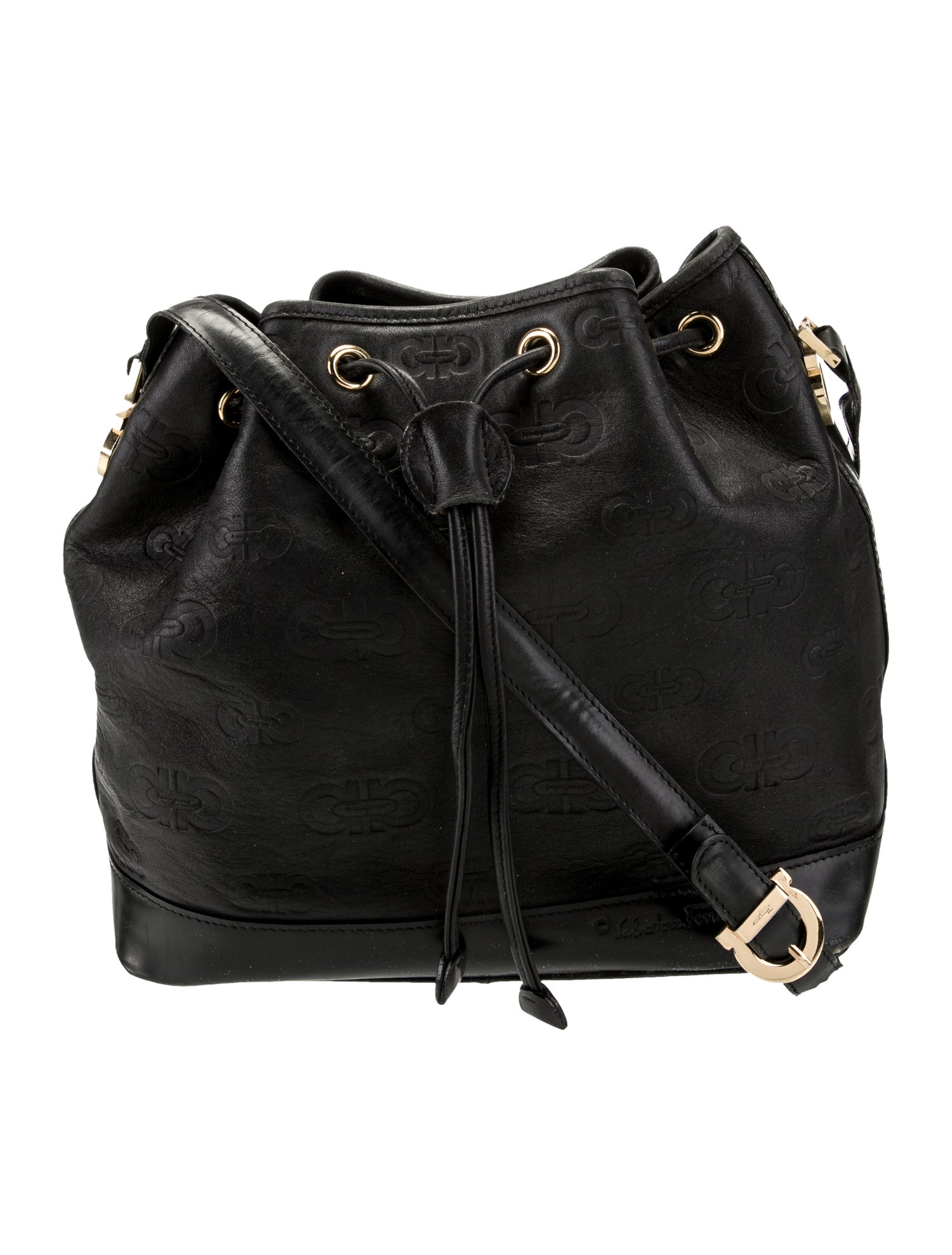 Salvatore Ferragamo Leather Bucket Bag