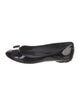 Salvatore Ferragamo Vara Bow Accent Patent Leather Flats