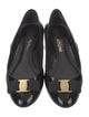 Salvatore Ferragamo Vara Bow Accent Patent Leather Flats
