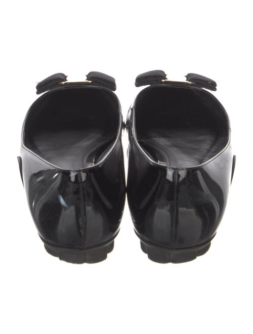 Salvatore Ferragamo Vara Bow Accent Patent Leather Flats