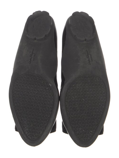 Salvatore Ferragamo Vara Bow Accent Patent Leather Flats