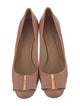 Salvatore Ferragamo Leather Bow Accents Pumps