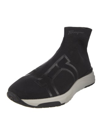 Salvatore Ferragamo Printed Sock Sneakers