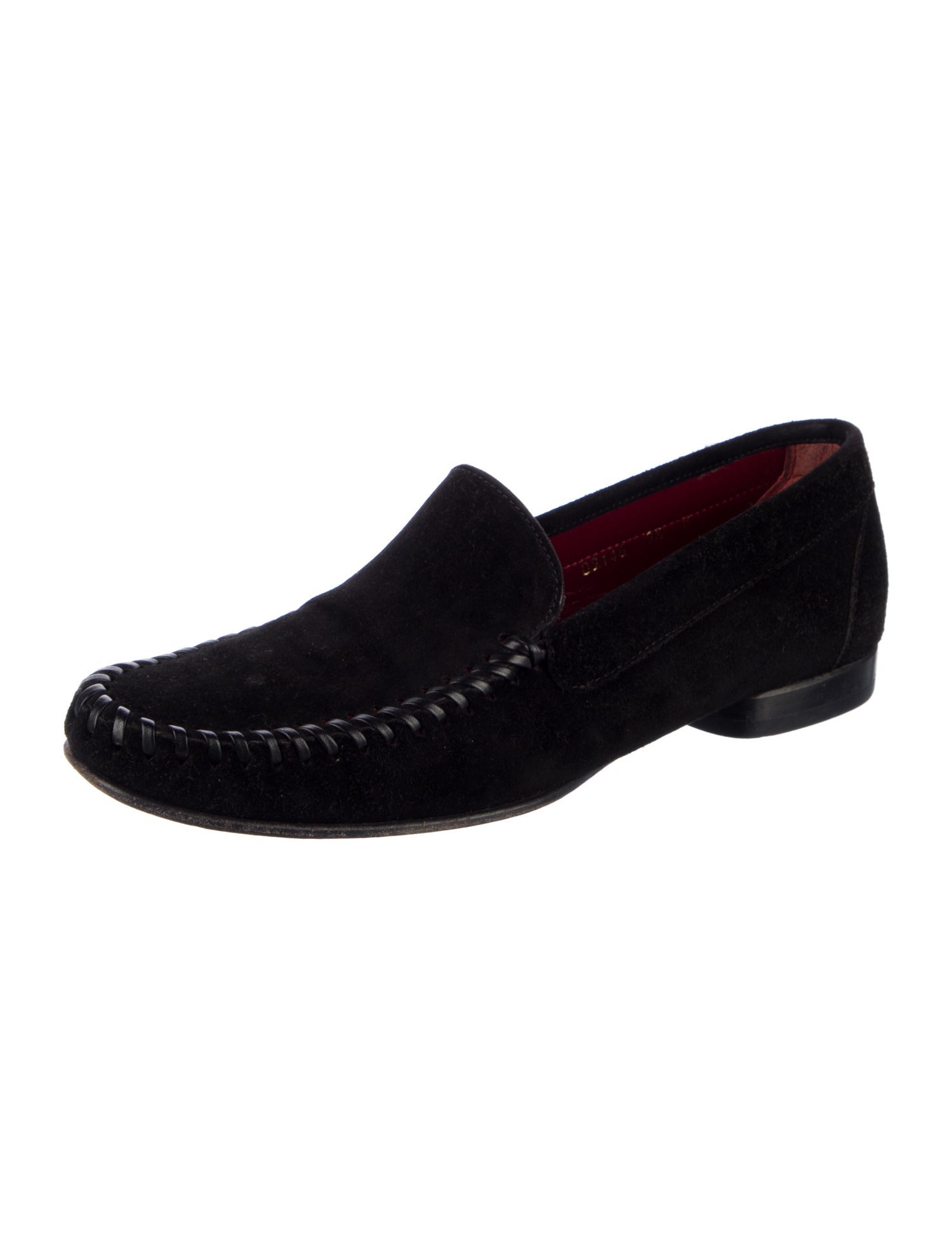Salvatore Ferragamo Gancini Logo Suede Loafers
