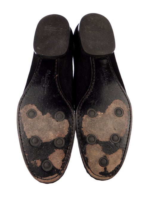 Salvatore Ferragamo Gancini Logo Suede Loafers