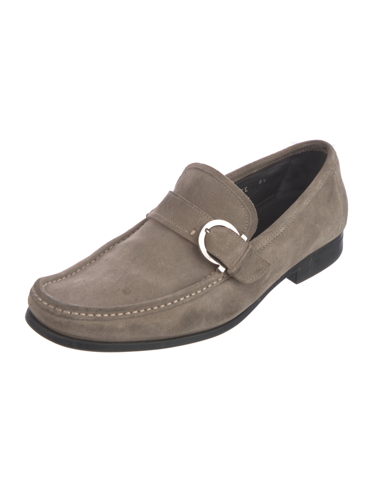 Salvatore Ferragamo Suede Dress Loafers