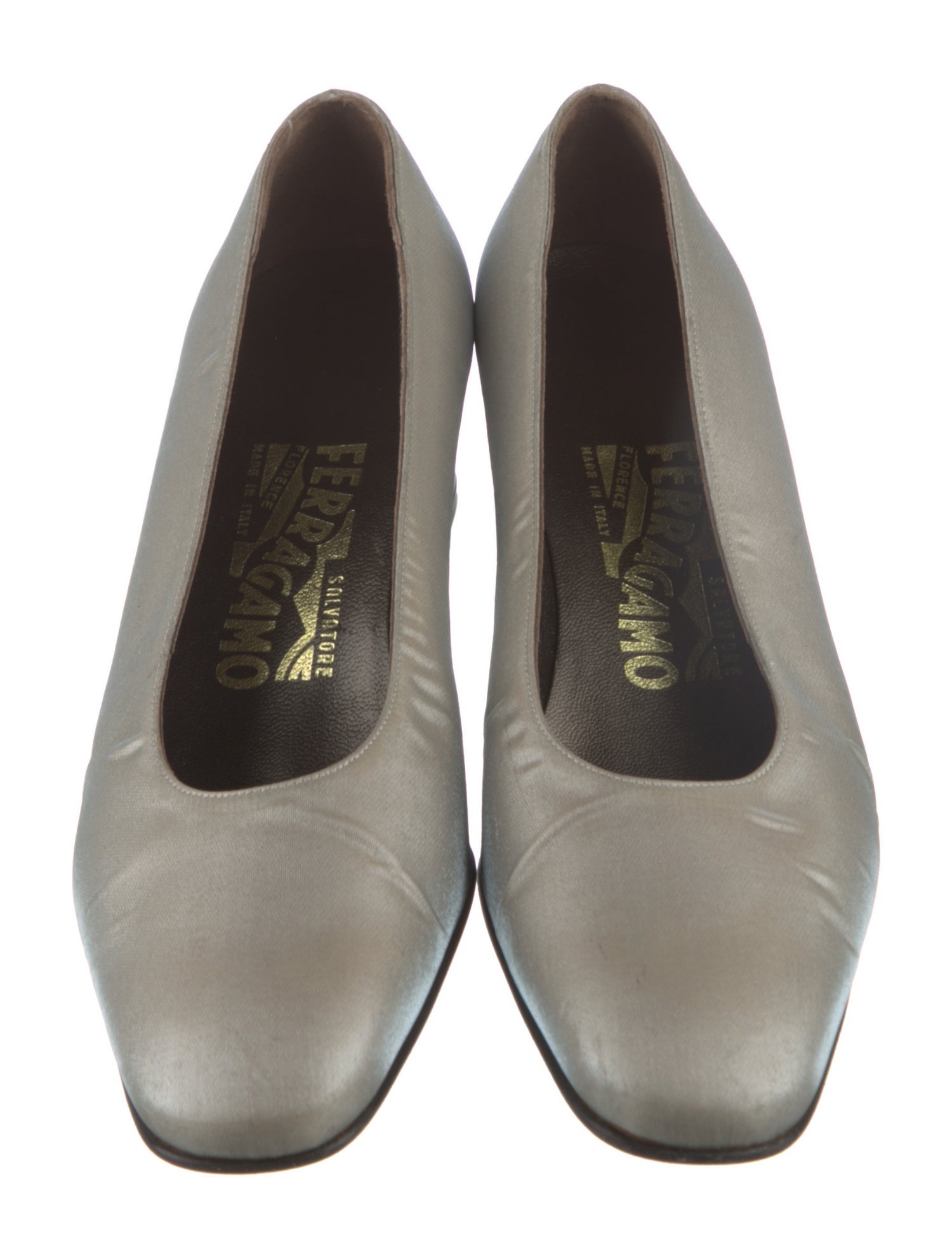 Salvatore Ferragamo Satin Pumps