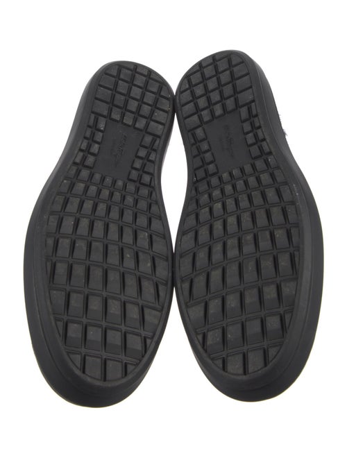 Salvatore Ferragamo Velvet Fur Trim Mules