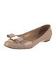 Salvatore Ferragamo Vara Bow Accent Patent Leather Flats