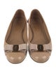 Salvatore Ferragamo Vara Bow Accent Patent Leather Flats