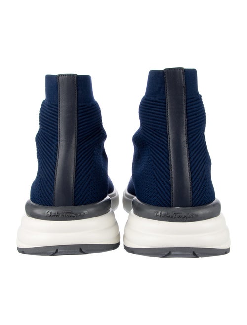 Salvatore Ferragamo Printed Sock Sneakers