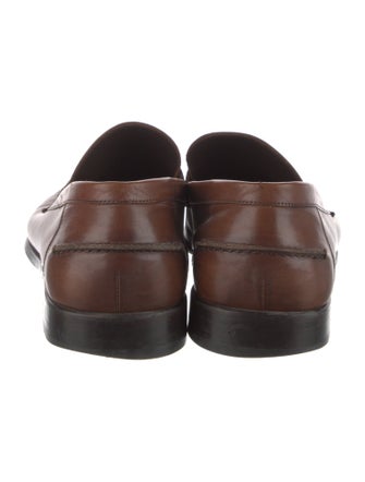 Salvatore Ferragamo Leather Monk Straps