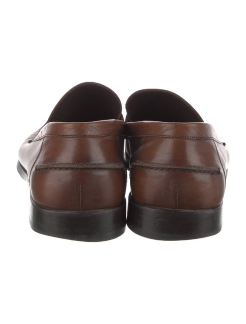 Salvatore Ferragamo Leather Monk Straps