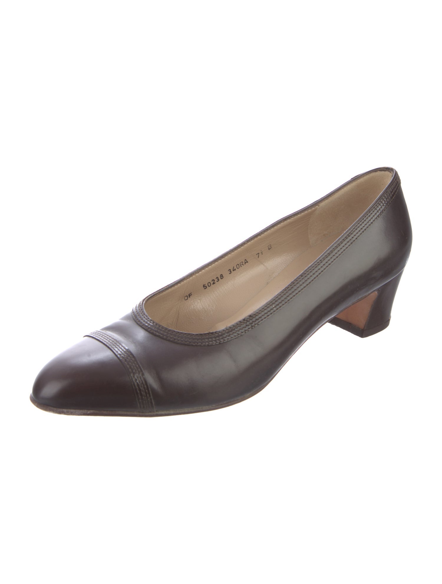 Salvatore Ferragamo Leather Pumps