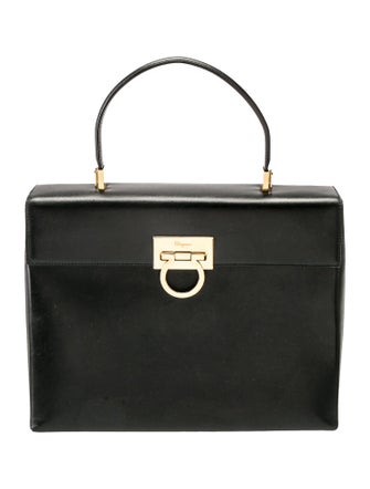 Salvatore Ferragamo Gancini Top Handle Bag