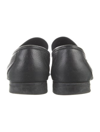 Salvatore Ferragamo Gancini Logo Leather Loafers