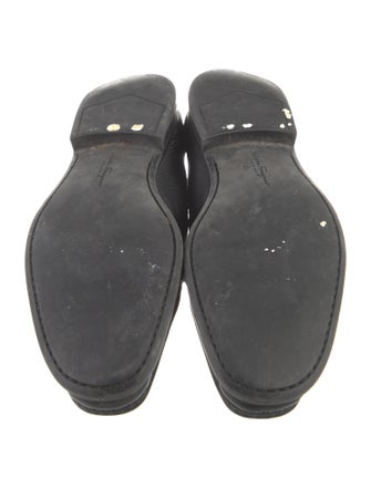 Salvatore Ferragamo Gancini Logo Leather Loafers