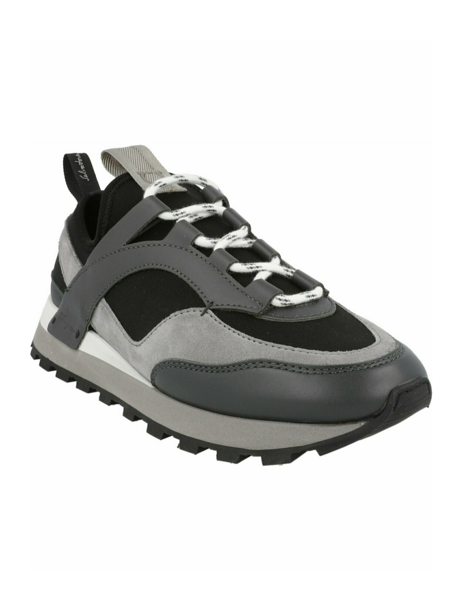 Salvatore Ferragamo Colorblock Pattern Athletic Sneakers w/ Tags