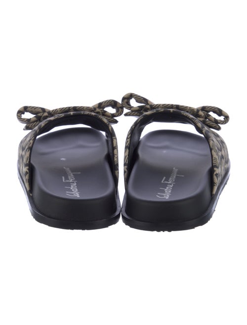 Salvatore Ferragamo Canvas Printed Flats