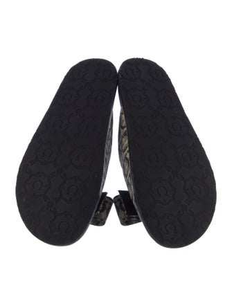 Salvatore Ferragamo Canvas Printed Flats
