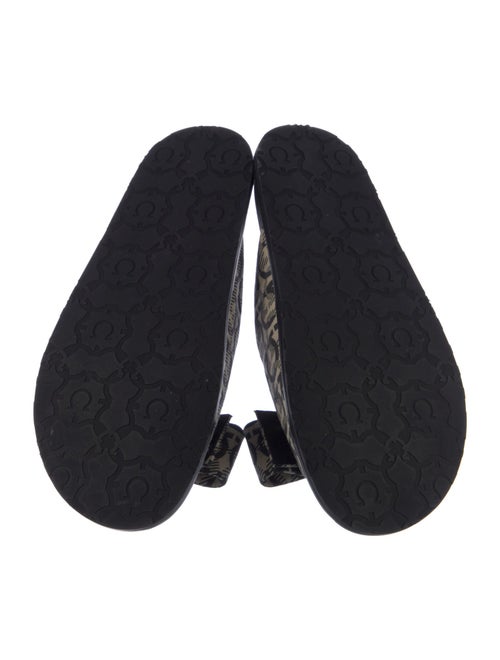 Salvatore Ferragamo Canvas Printed Flats