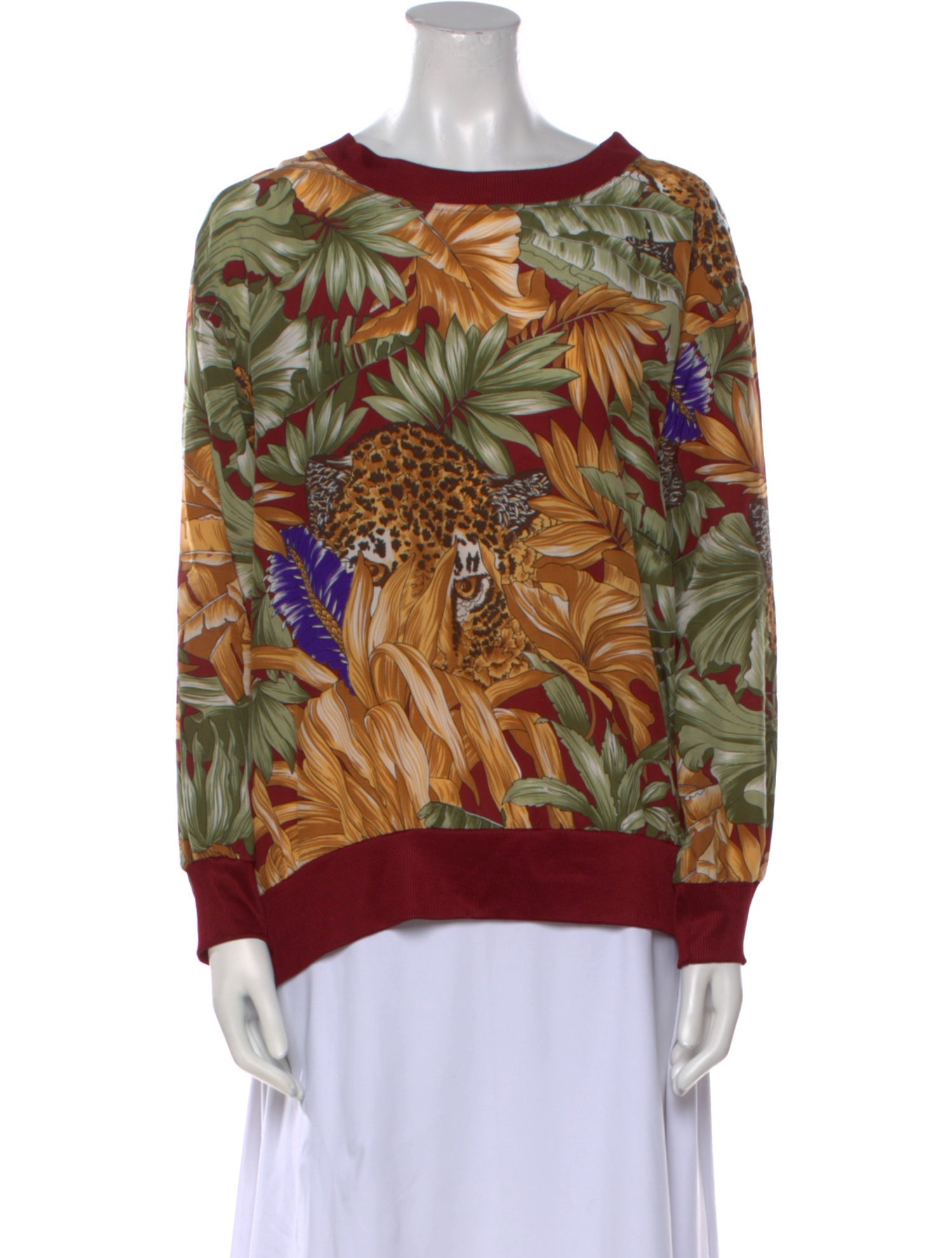 Salvatore Ferragamo Silk Printed Top