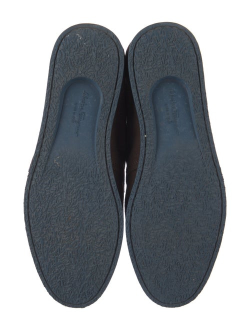 Salvatore Ferragamo Suede Lace-Up Boots