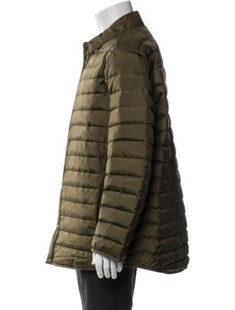 Salvatore Ferragamo Silk Puffer Coat