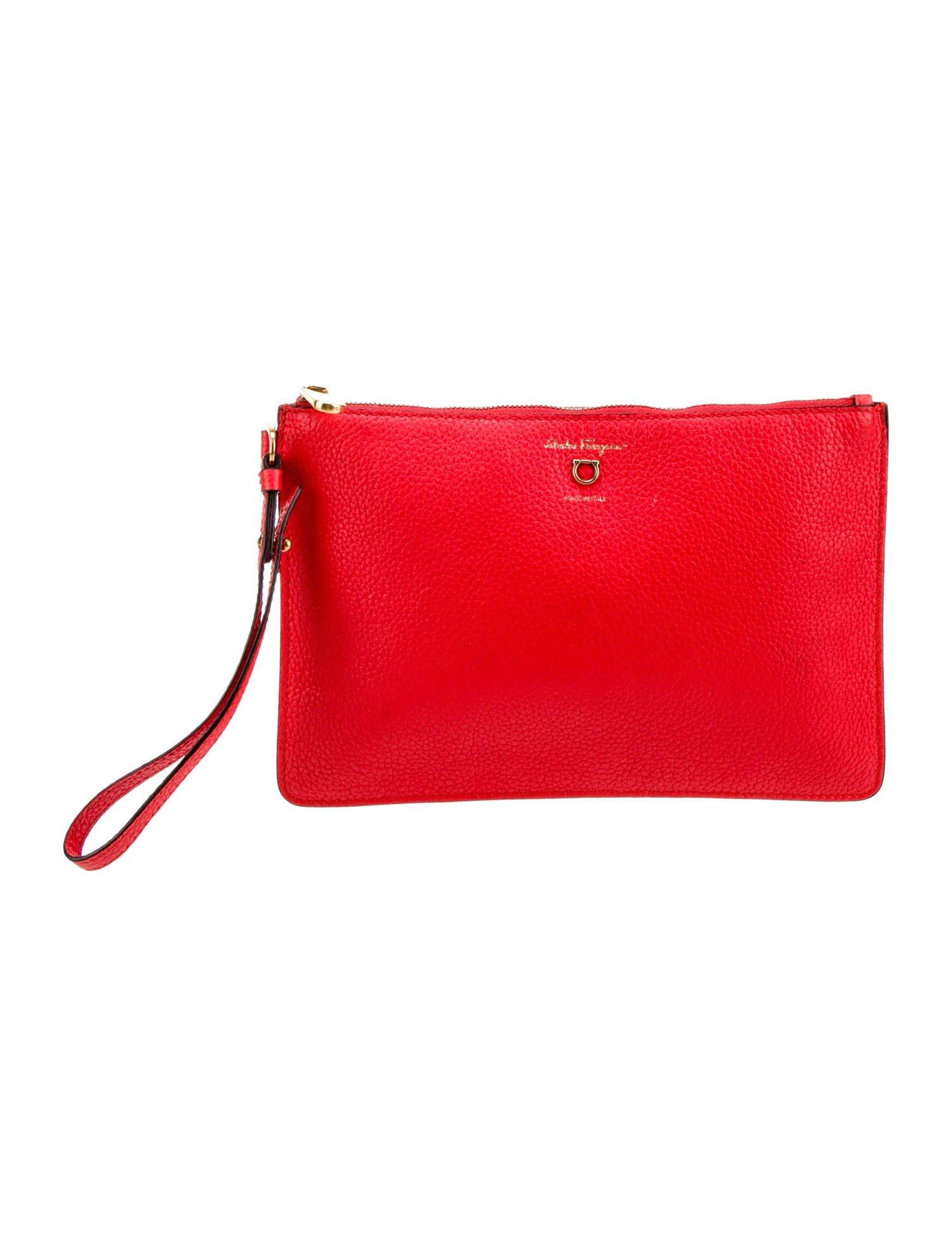 Salvatore Ferragamo Leather Clutch