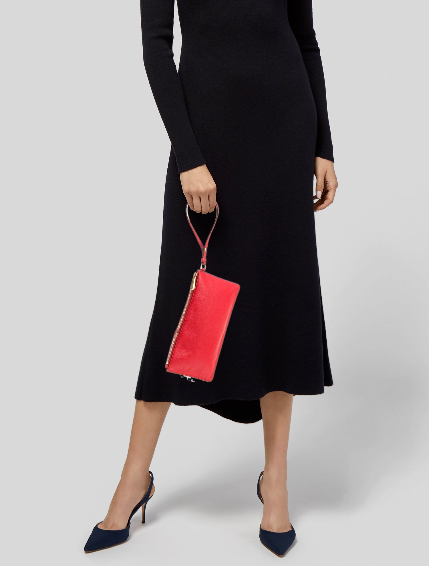 Salvatore Ferragamo Leather Clutch