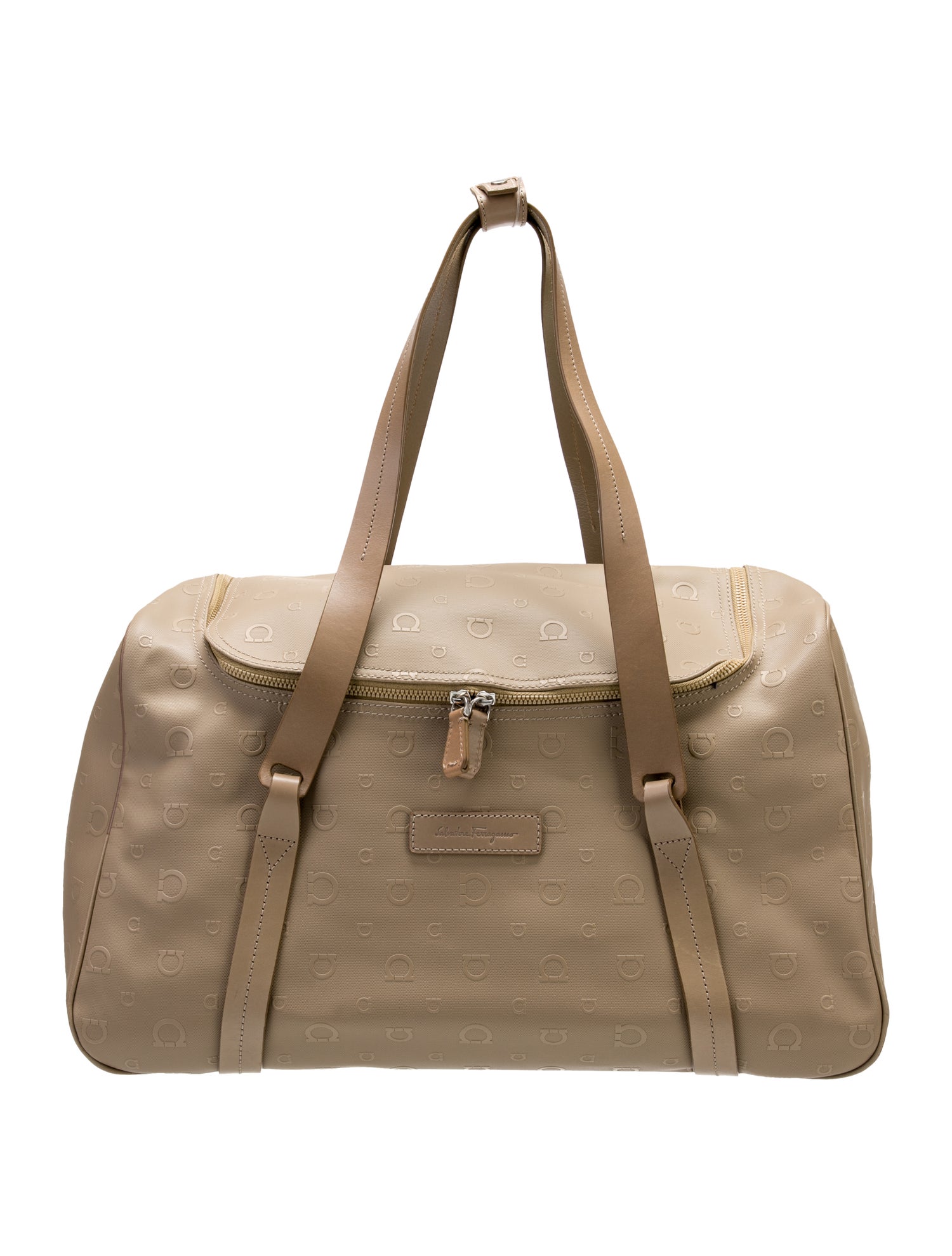 Salvatore Ferragamo Leather Weekender Bag