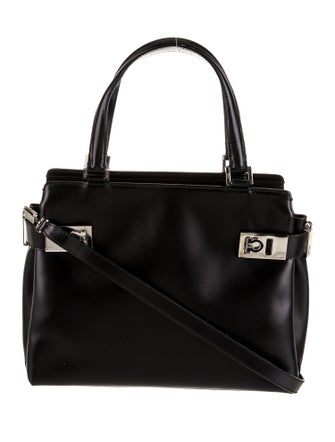 Salvatore Ferragamo Leather Top Handle Bag