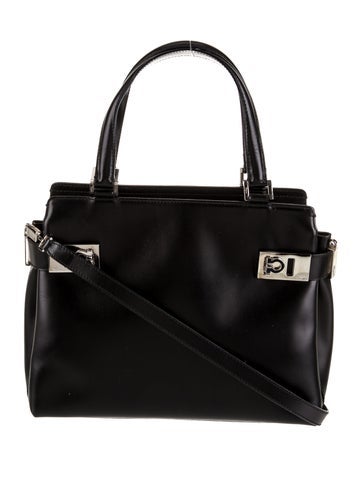 Salvatore Ferragamo Handle Bags Leather Top Bag