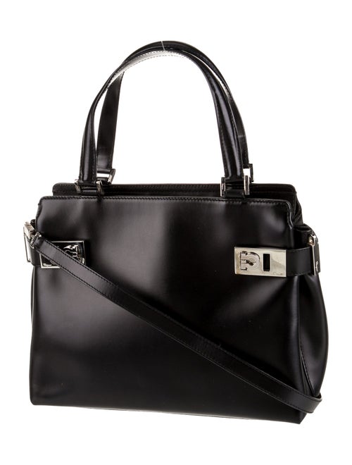 Salvatore Ferragamo Leather Top Handle Bag
