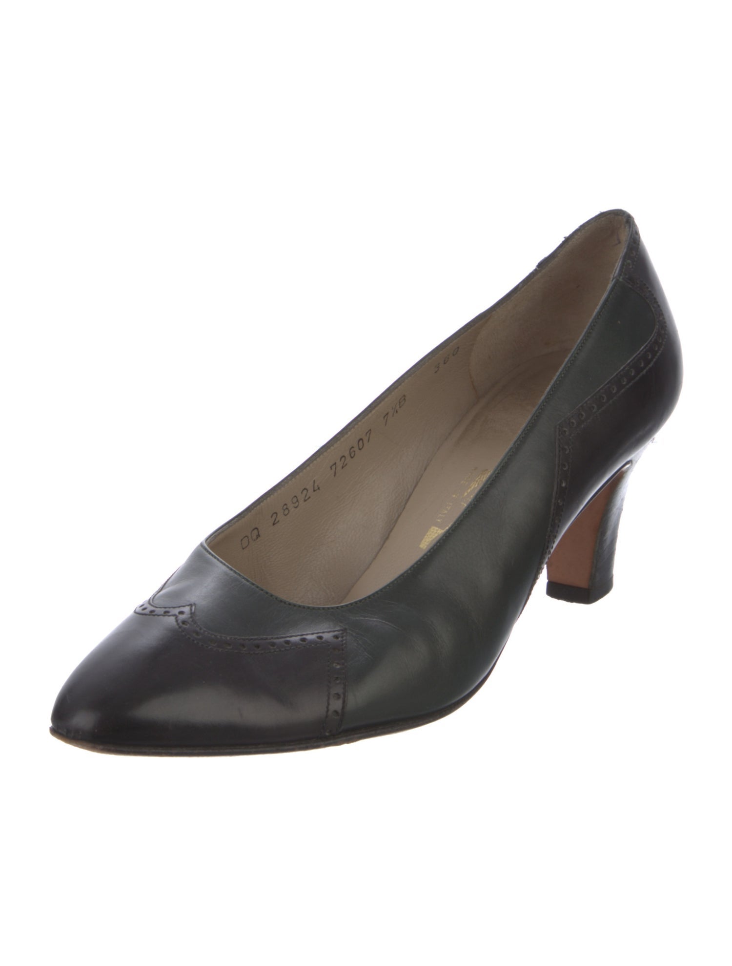 Salvatore Ferragamo Leather Pumps