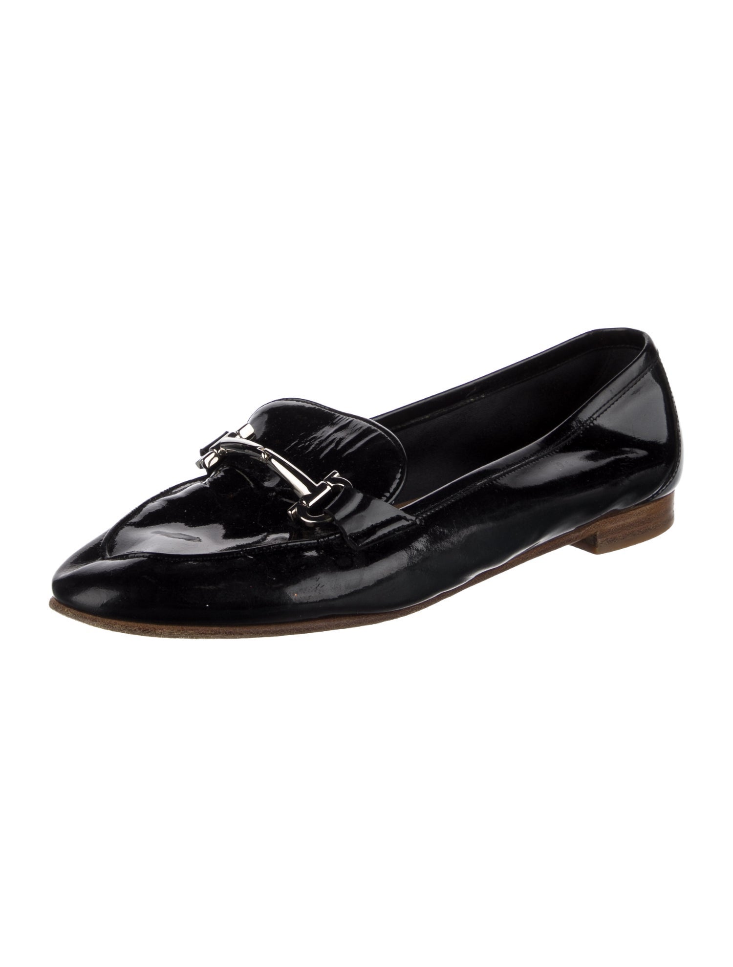 Salvatore Ferragamo Patent Leather Loafers
