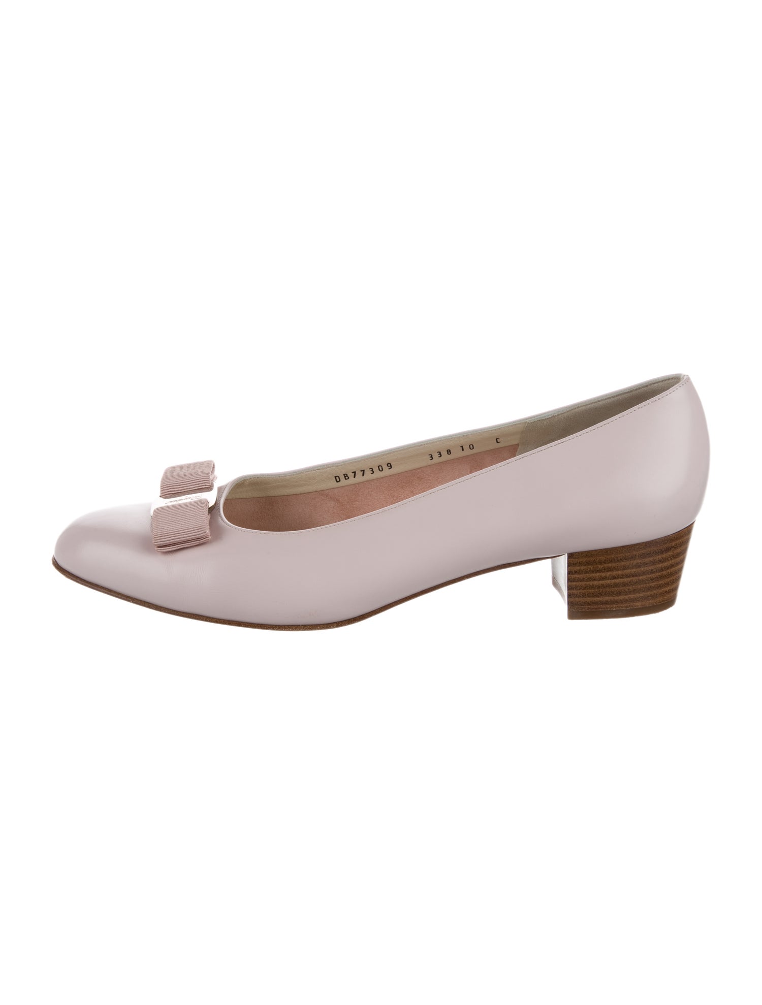 Salvatore Ferragamo Vara Bow Accent Leather Pumps