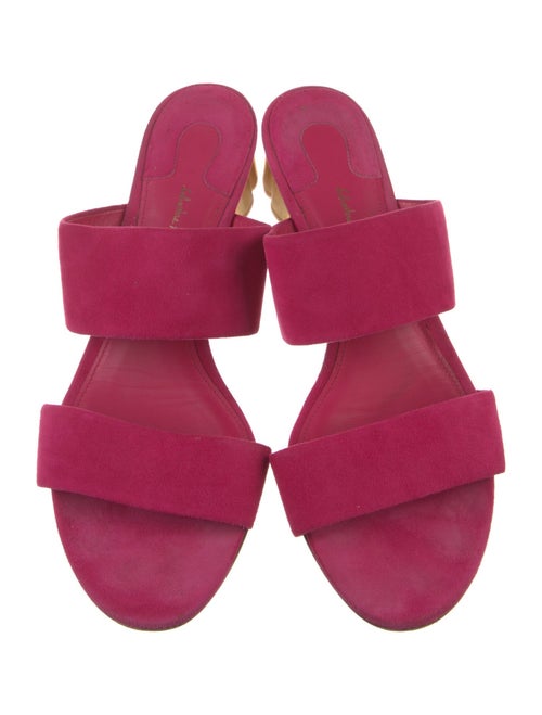 Salvatore Ferragamo Suede Slides