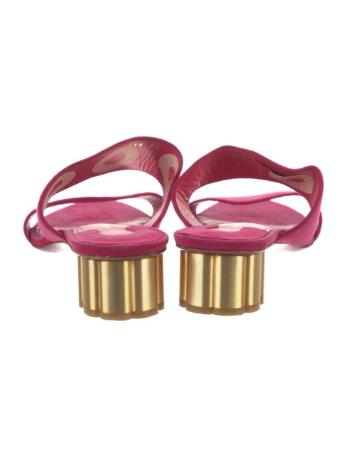 Salvatore Ferragamo Suede Slides