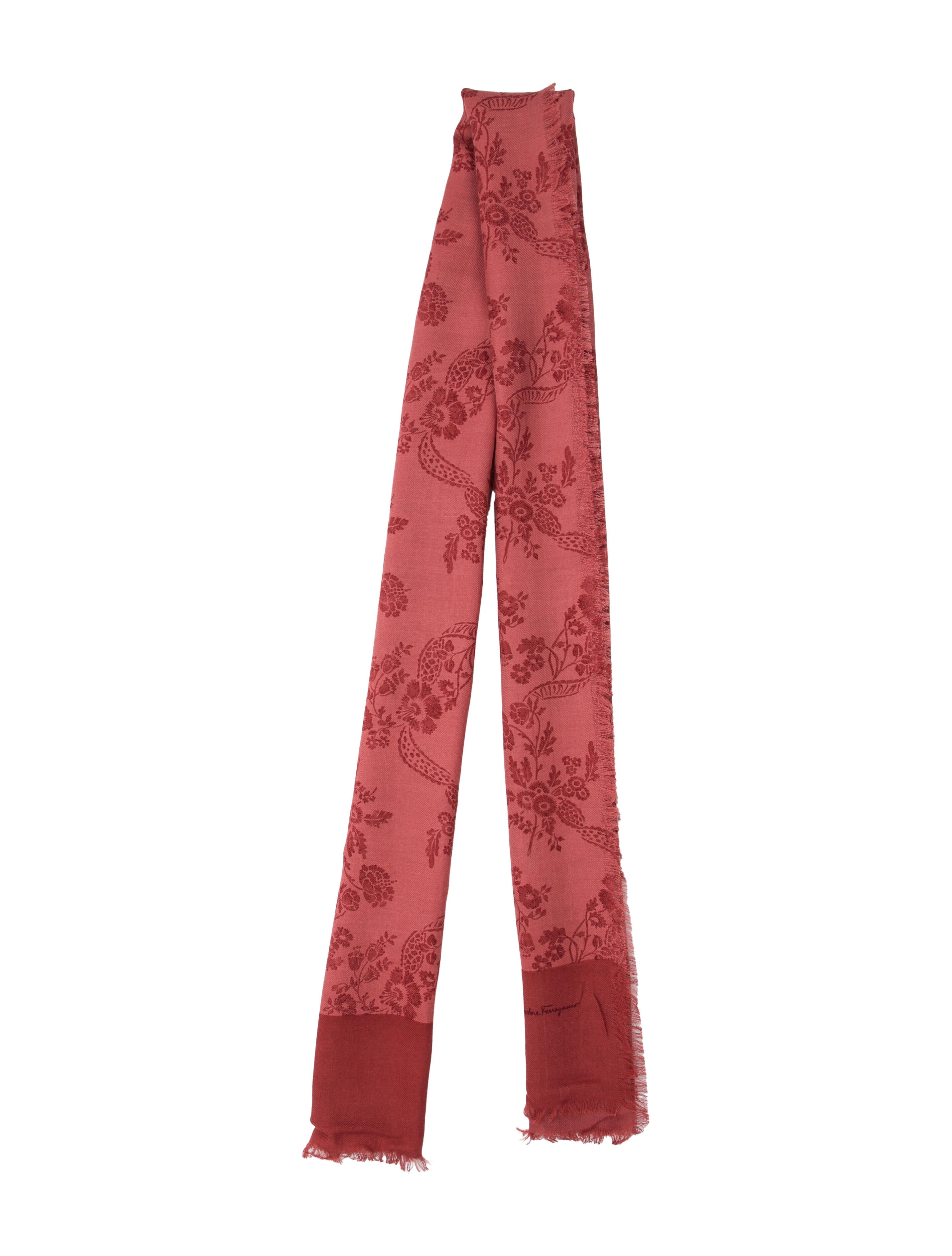 Salvatore Ferragamo Silk Printed Scarf