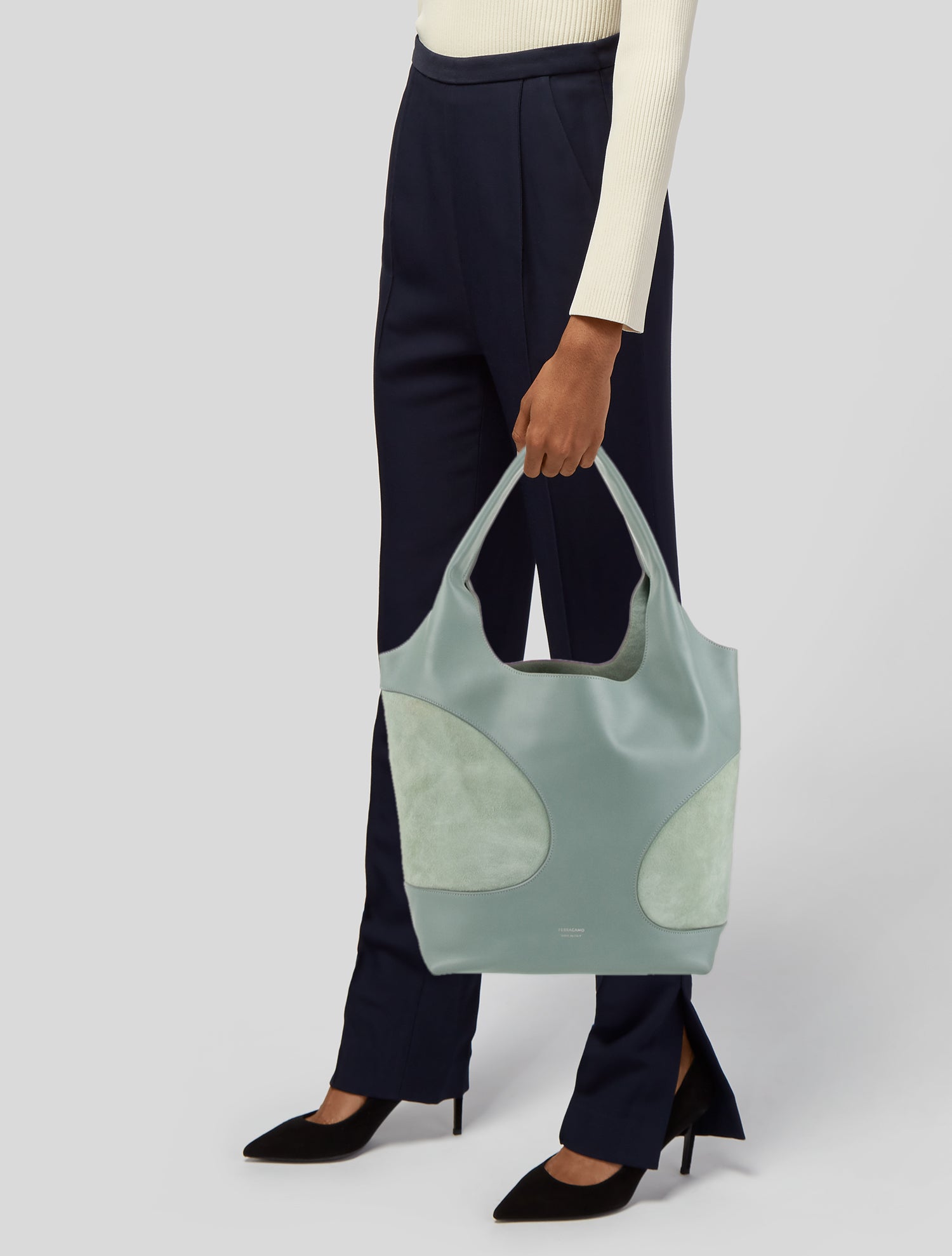 Salvatore Ferragamo Calfskin Hobo