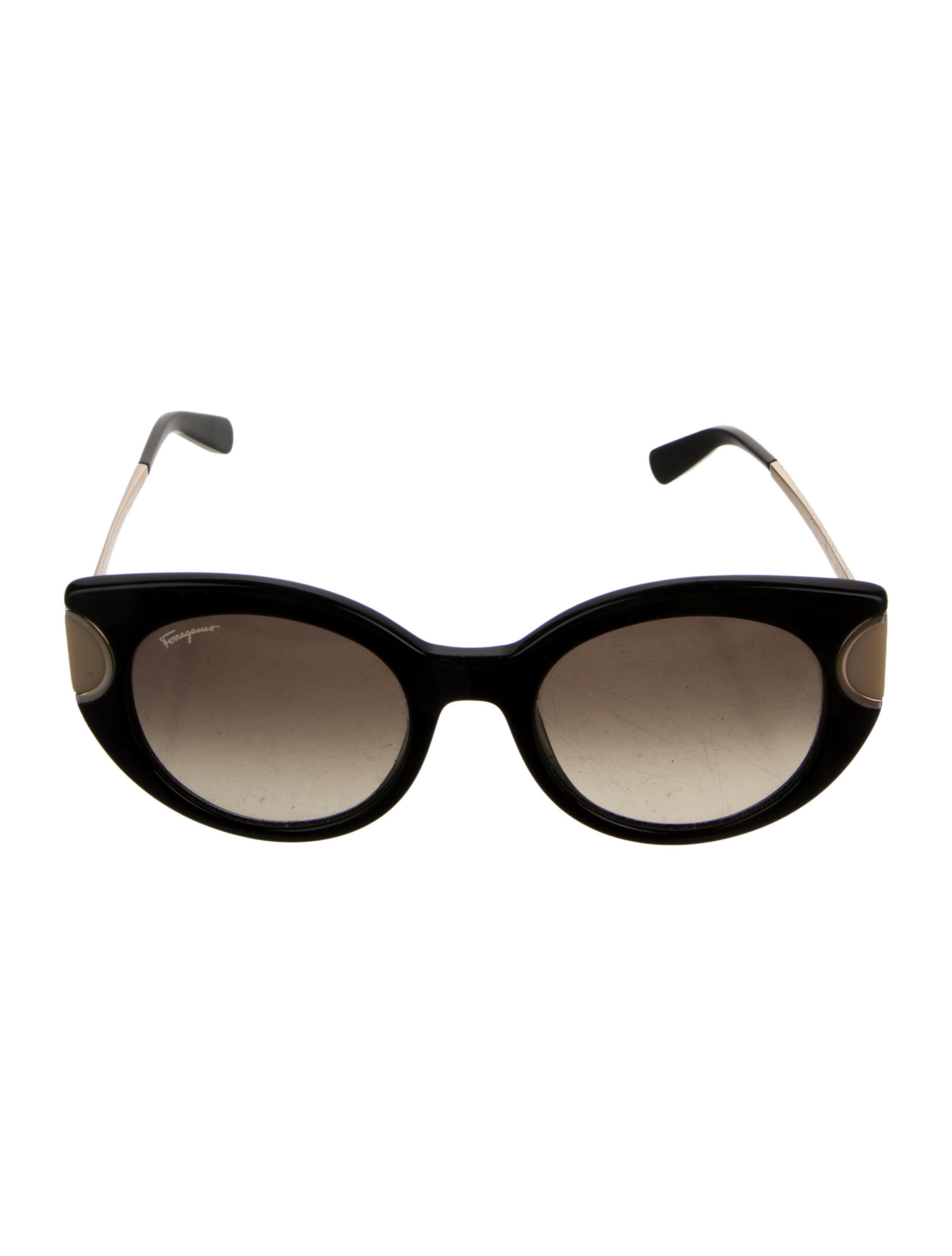 Salvatore Ferragamo Oversize Gradient Sunglasses
